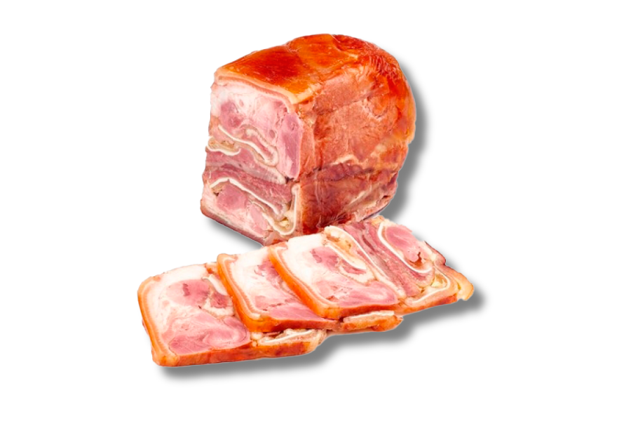 Прадукт з мяса свініны мясной "Руляда вясёлкавая"